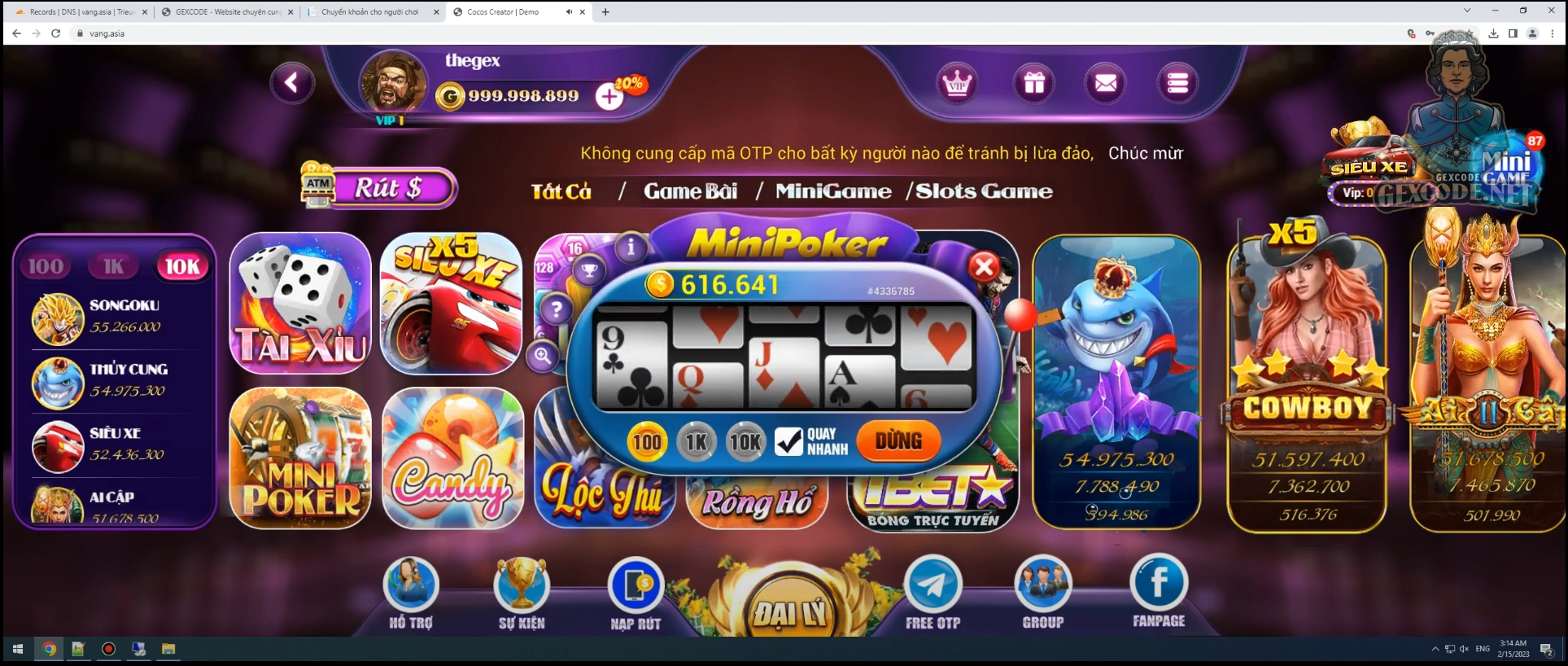 Hướng dẫn cài đặt game bài G63 ( C# )